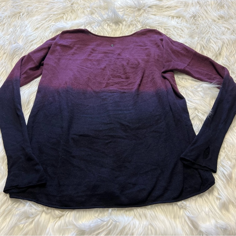 Lululemon ombré purple sweater